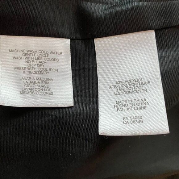 Jones New York Signature Black White Tweed Blazer SZ S - Picture 13 of 14